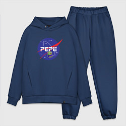 Мужской костюм оверсайз Pepe Pepe space Nasa, цвет: тёмно-синий