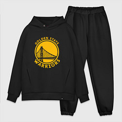 Мужской костюм оверсайз Golden state Warriors NBA, цвет: черный