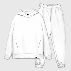 Мужской костюм оверсайз Pioneer DJ - Logo White, цвет: белый