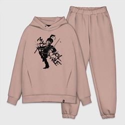 Мужской костюм оверсайз The Black Parade My Chemical Romance, цвет: пыльно-розовый
