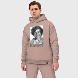 Мужской костюм оверсайз Harry Styles, цвет: пыльно-розовый — фото 2
