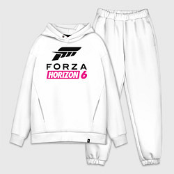 Мужской костюм оверсайз Forza Horizon 6 logo, цвет: белый