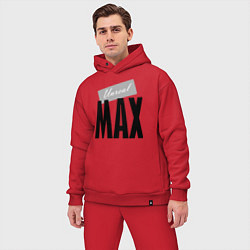 Мужской костюм оверсайз Нереальный Макс, цвет: красный — фото 2