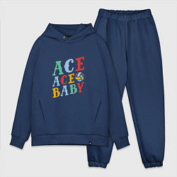 Мужской костюм оверсайз Ace Ace Baby, цвет: тёмно-синий