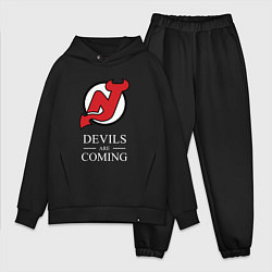 Мужской костюм оверсайз New Jersey Devils are coming Нью Джерси Девилз
