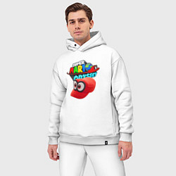 Мужской костюм оверсайз Super Mario Odyssey Nintendo Бейсболка, цвет: белый — фото 2