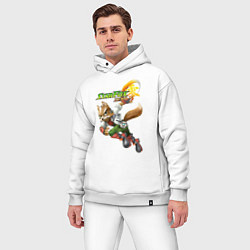 Мужской костюм оверсайз Star Fox Zero Nintendo Video game, цвет: белый — фото 2