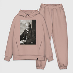Мужской костюм оверсайз Casual freud, цвет: пыльно-розовый