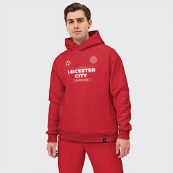Мужской костюм оверсайз Leicester City Форма Чемпионов, цвет: красный — фото 2