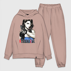 Мужской костюм оверсайз Jill RE3, цвет: пыльно-розовый