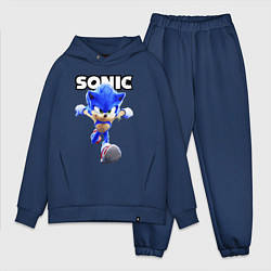 Мужской костюм оверсайз Sonic the Hedgehog 2, цвет: тёмно-синий