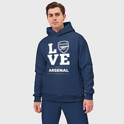 Мужской костюм оверсайз Arsenal Love Classic, цвет: тёмно-синий — фото 2