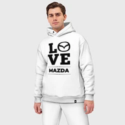 Мужской костюм оверсайз Mazda Love Classic, цвет: белый — фото 2