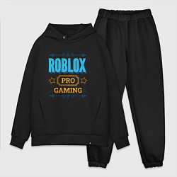 Мужской костюм оверсайз Игра Roblox PRO Gaming, цвет: черный