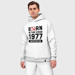 Мужской костюм оверсайз Born In The USSR 1977 Limited Edition, цвет: белый — фото 2