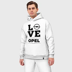 Мужской костюм оверсайз Opel Love Classic, цвет: белый — фото 2