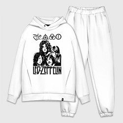 Мужской костюм оверсайз Led Zeppelin Black