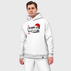 Мужской костюм оверсайз Celica gt-four st205 Retro JDM, цвет: белый — фото 2