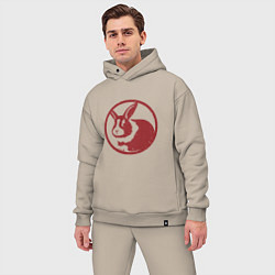 Мужской костюм оверсайз Red Rabbit, цвет: миндальный — фото 2