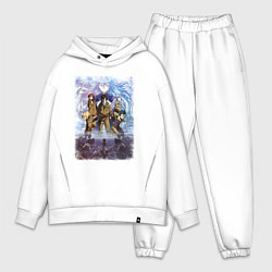 Мужской костюм оверсайз 86 район - Восемьдесят шесть, цвет: белый