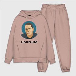 Мужской костюм оверсайз Eminem поп-арт