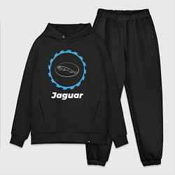 Мужской костюм оверсайз Jaguar в стиле Top Gear, цвет: черный