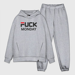 Мужской костюм оверсайз Fuck monday, anti-brand, fila