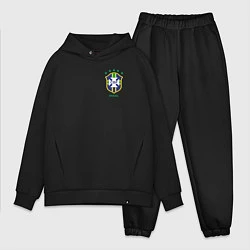 Мужской костюм оверсайз Сборная Бразилии, цвет: черный