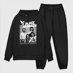 Мужской костюм оверсайз Black Sabbath rock, цвет: черный