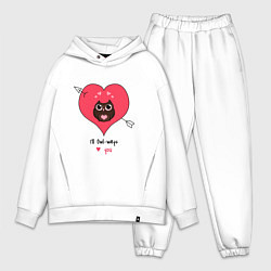 Мужской костюм оверсайз Ill owlways love you
