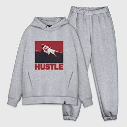 Мужской костюм оверсайз Rodman hustle, цвет: меланж