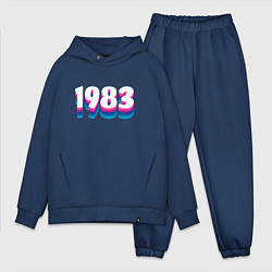 Мужской костюм оверсайз Made in 1983 vintage art