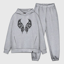 Мужской костюм оверсайз Flaming Wings, цвет: меланж