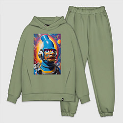 Мужской костюм оверсайз Гомер Симпсон - космический рыцарь - нейросеть