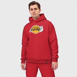 Мужской костюм оверсайз Kobe Bryant laking, цвет: красный — фото 2
