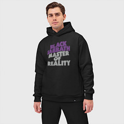 Мужской костюм оверсайз Black Sabbath Master of Reality, цвет: черный — фото 2