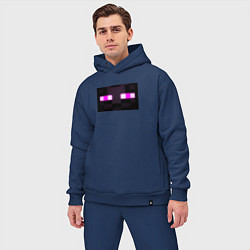 Мужской костюм оверсайз Ender Clothes, цвет: тёмно-синий — фото 2