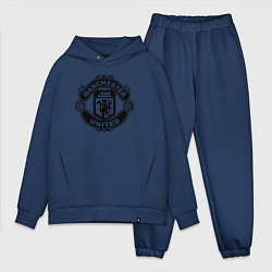 Мужской костюм оверсайз Manchester United black