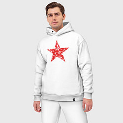 Мужской костюм оверсайз Star USSR, цвет: белый — фото 2