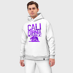 Мужской костюм оверсайз Штат Калифорния, цвет: белый — фото 2