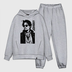 Мужской костюм оверсайз Johnny Depp - graphics, цвет: меланж