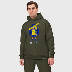 Мужской костюм оверсайз Криштиану Роналду 7 Аль Наср, цвет: хаки — фото 2