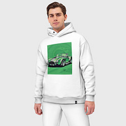 Мужской костюм оверсайз Авто Кобра, цвет: белый — фото 2