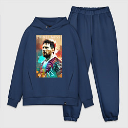 Мужской костюм оверсайз Lionel Messi - football - striker, цвет: тёмно-синий