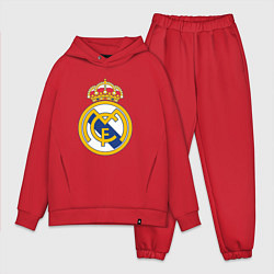 Мужской костюм оверсайз Real madrid fc sport, цвет: красный