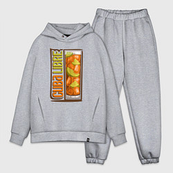 Мужской костюм оверсайз Куба либре