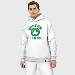 Мужской костюм оверсайз Boston Celtics 1986, цвет: белый — фото 2