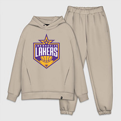 Мужской костюм оверсайз Los Angelas Lakers star