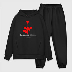 Мужской костюм оверсайз Depeche Mode - Violator rose logo