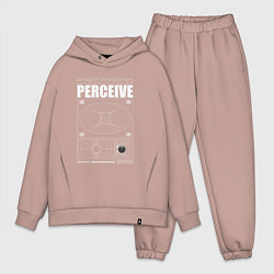 Мужской костюм оверсайз Perceive streetwear